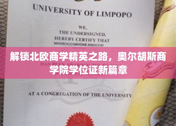 解锁北欧商学精英之路，奥尔胡斯商学院学位证新篇章