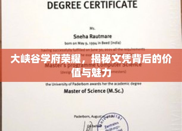 探寻大峡谷学府之光，文凭价值与魅力的双重解读