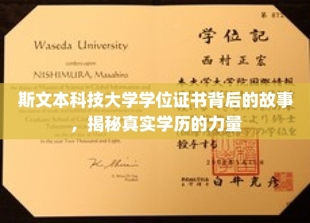 斯文本科技大学学位证书背后的故事，揭秘真实学历的力量