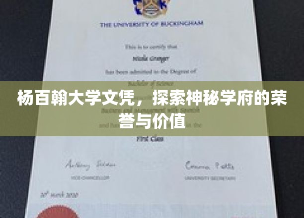 杨百翰大学荣耀解码，探寻荣誉文凭背后的神秘力量