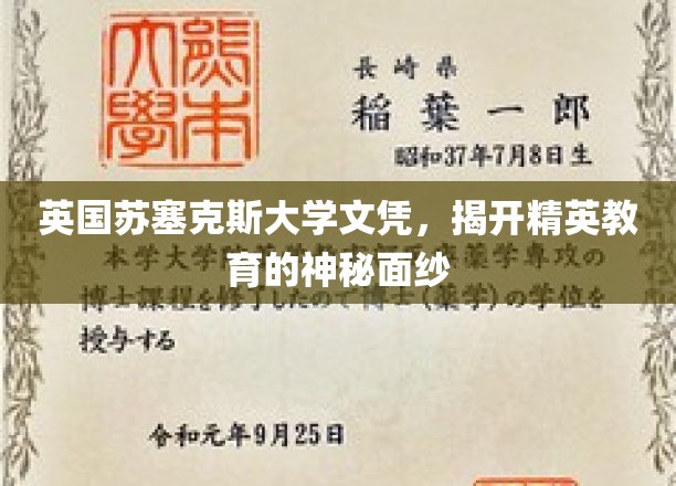 探索苏塞克斯大学文凭背后的精英教育奥秘