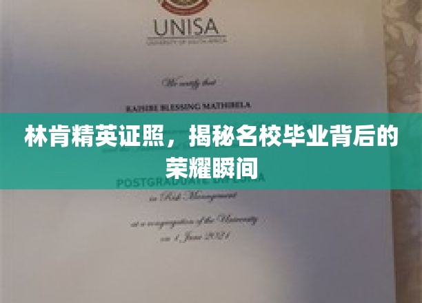名校荣耀瞬间，林肯精英证照背后的非凡成就