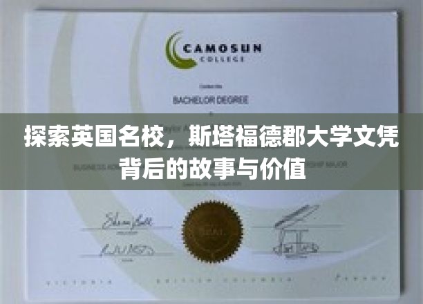解码英国名校荣耀，斯塔福德郡大学学位的传奇与价值