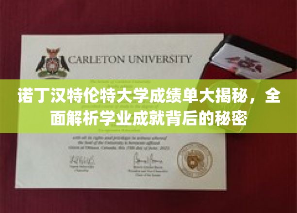 揭秘诺丁汉特伦特大学学业成就，成绩单背后的神秘力量