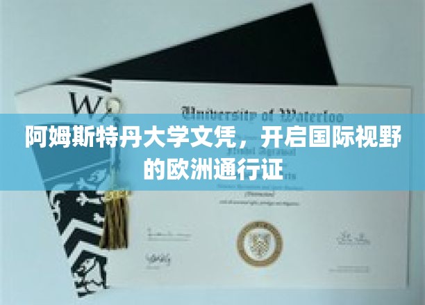 阿姆斯特丹大学文凭，解锁欧洲多元文化的国际通行证