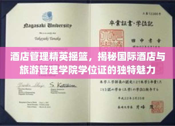 酒店管理精英摇篮，揭秘国际酒店与旅游管理学院学位证的独特魅力