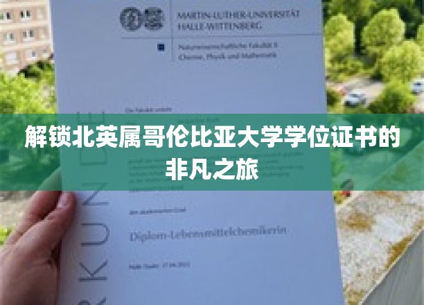 穿越学术之门，揭秘北英属哥伦比亚大学学位证书背后的精彩旅程