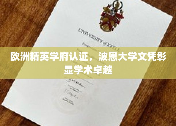欧洲顶尖学府认证，波恩大学荣耀文凭诠释学术巅峰