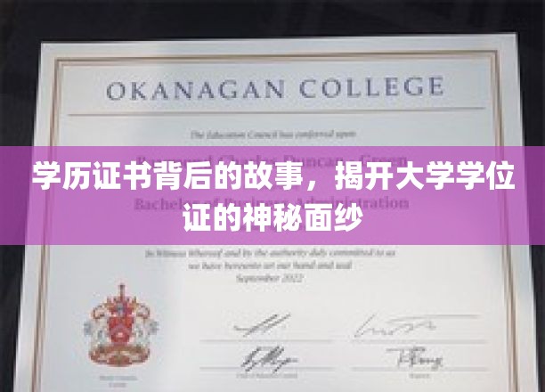 探寻学历证书背后的秘密，揭开大学学位证的神秘面纱