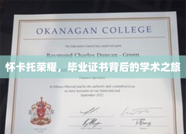 怀卡托之光，毕业证书见证的不凡学术征途